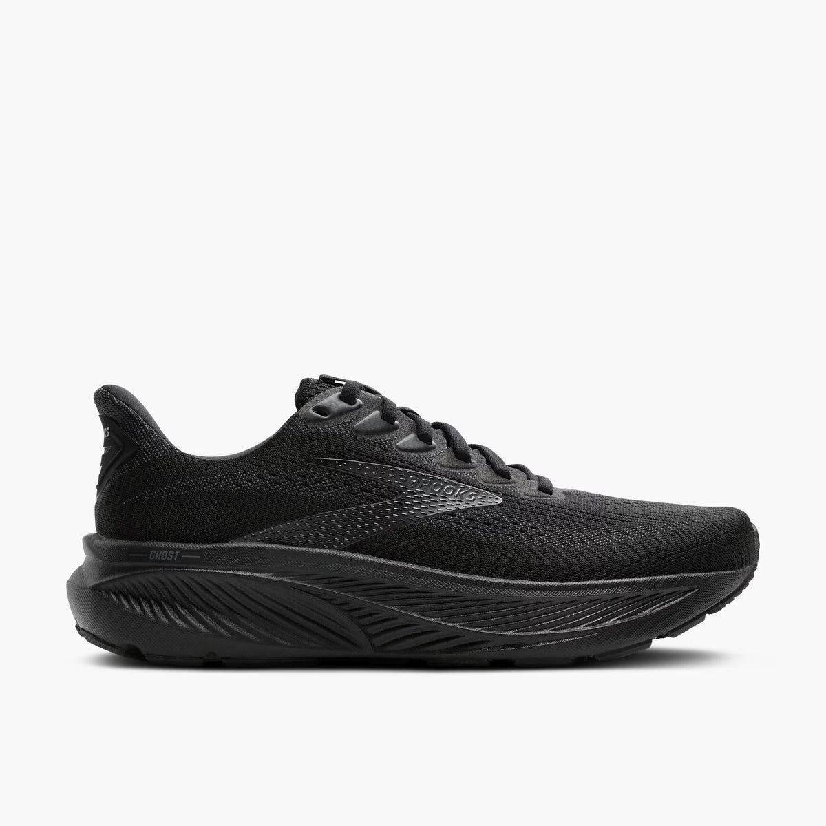 Brooks Men's Ghost 17 (4E Wide) - Black/Black/Ebony