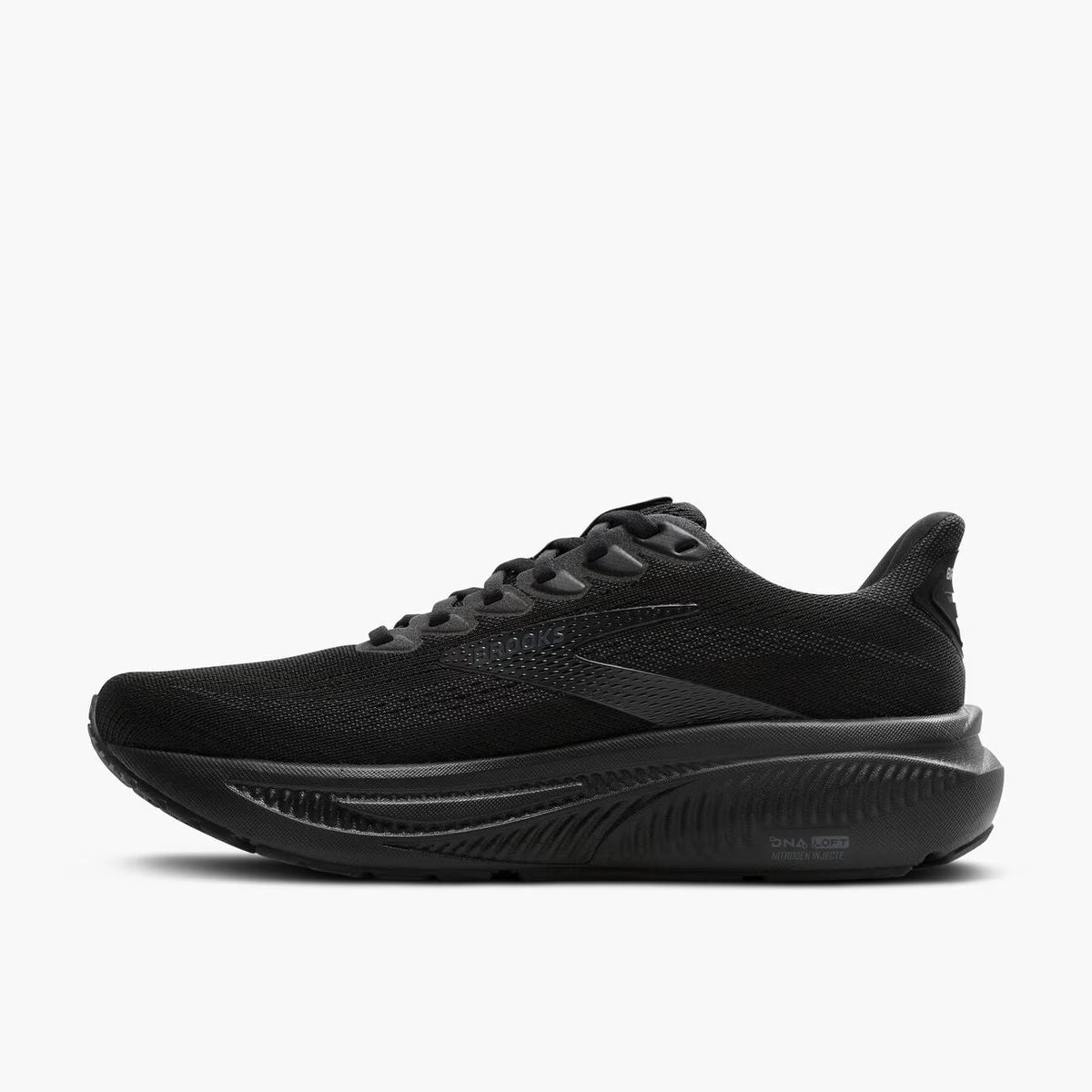 Brooks Men's Ghost 17 (4E Wide) - Black/Black/Ebony