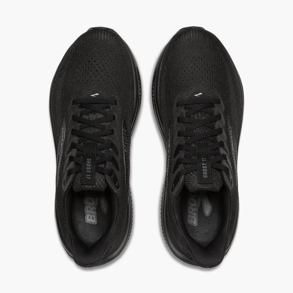 Brooks Men's Ghost 17 - Black/Black/Ebony
