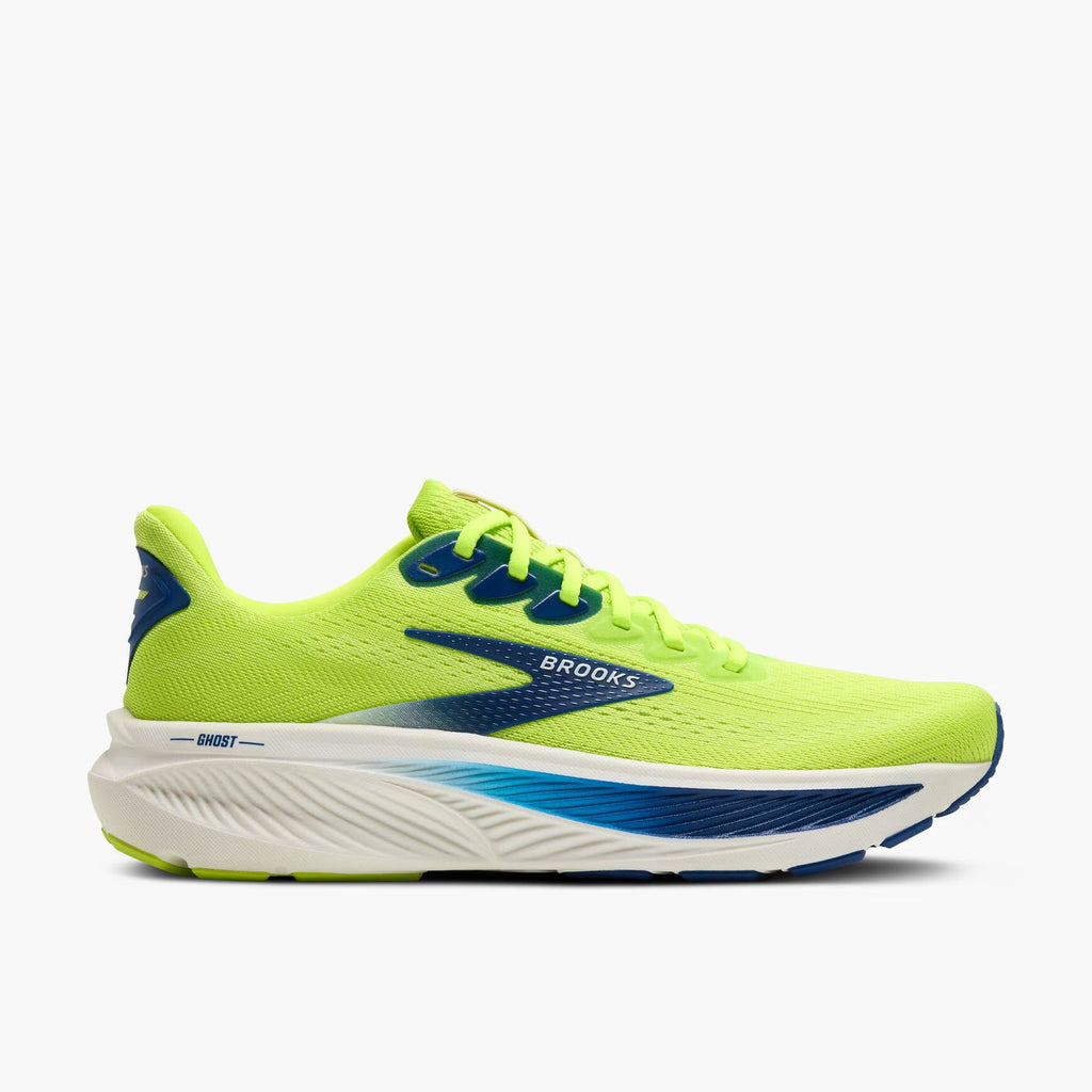 Brooks Men's Ghost 17 - Acid Lime/Navy/White