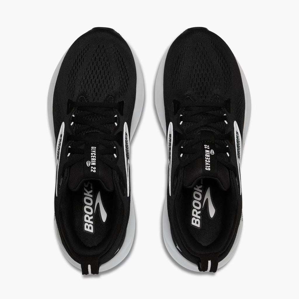 Brooks Men's Glycerin 22 (Wide) - Black/Grey/White