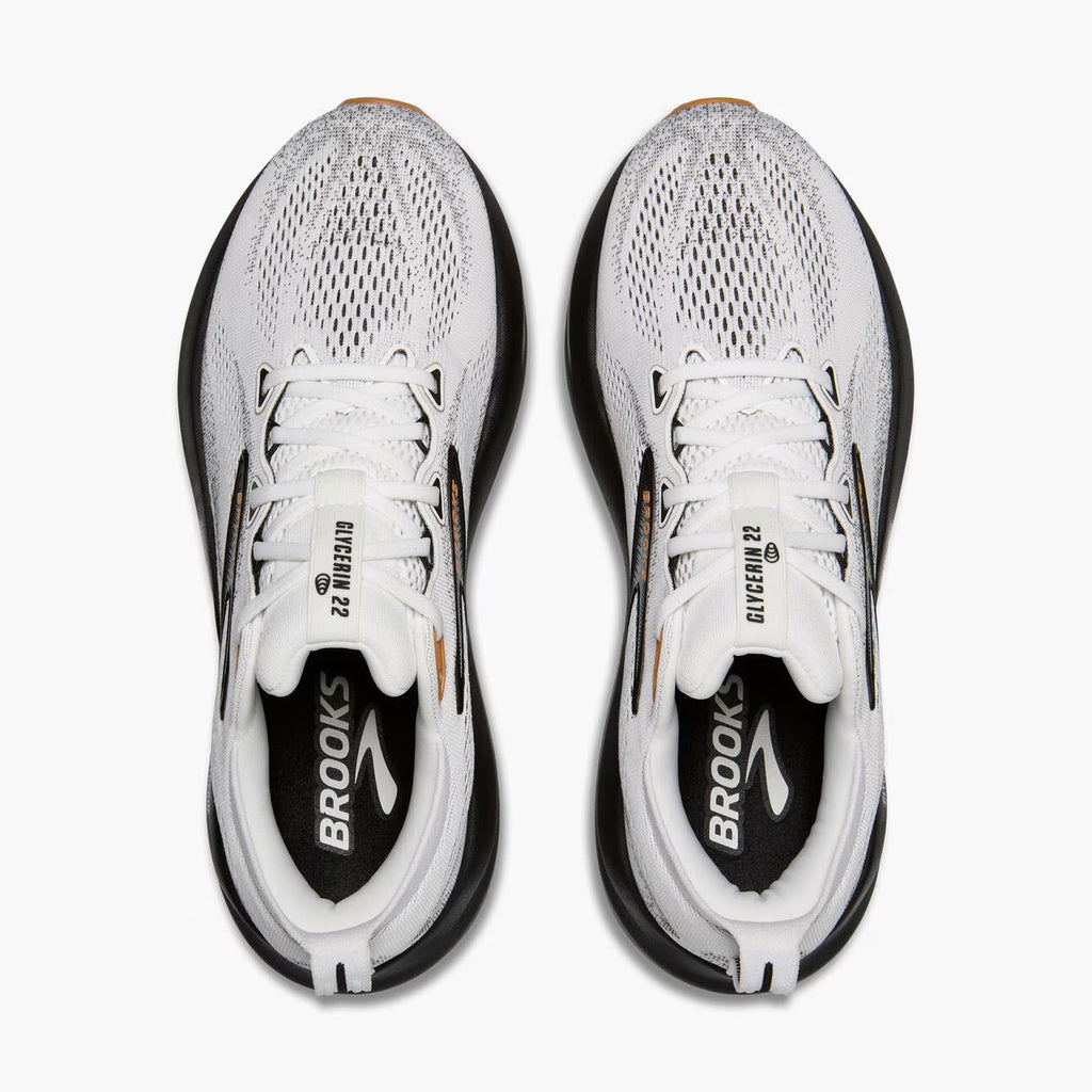 Brooks Men's Glycerin 22 - White/Grey/Black
