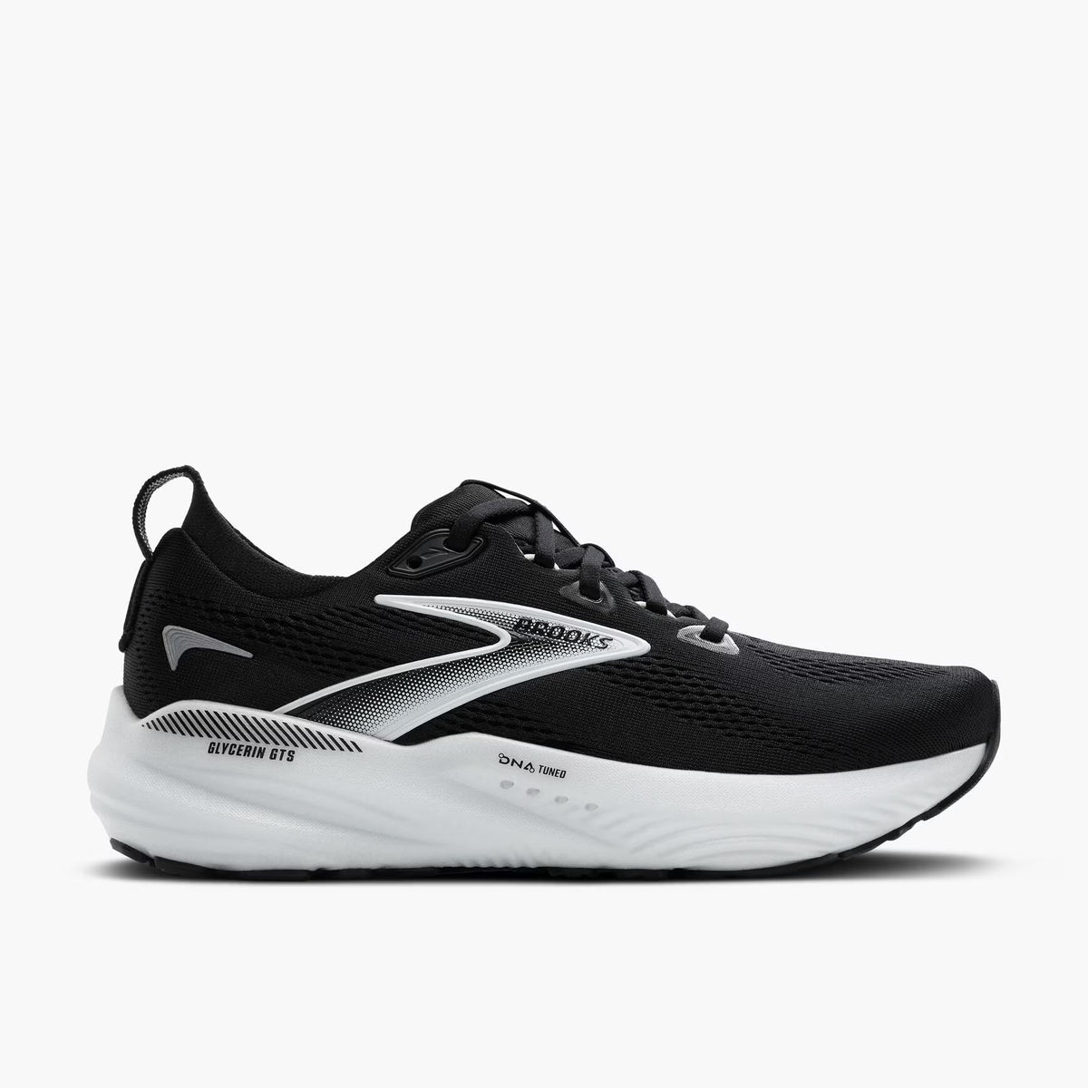 Brooks Men's Glycerin GTS 22 - Black/Grey/White