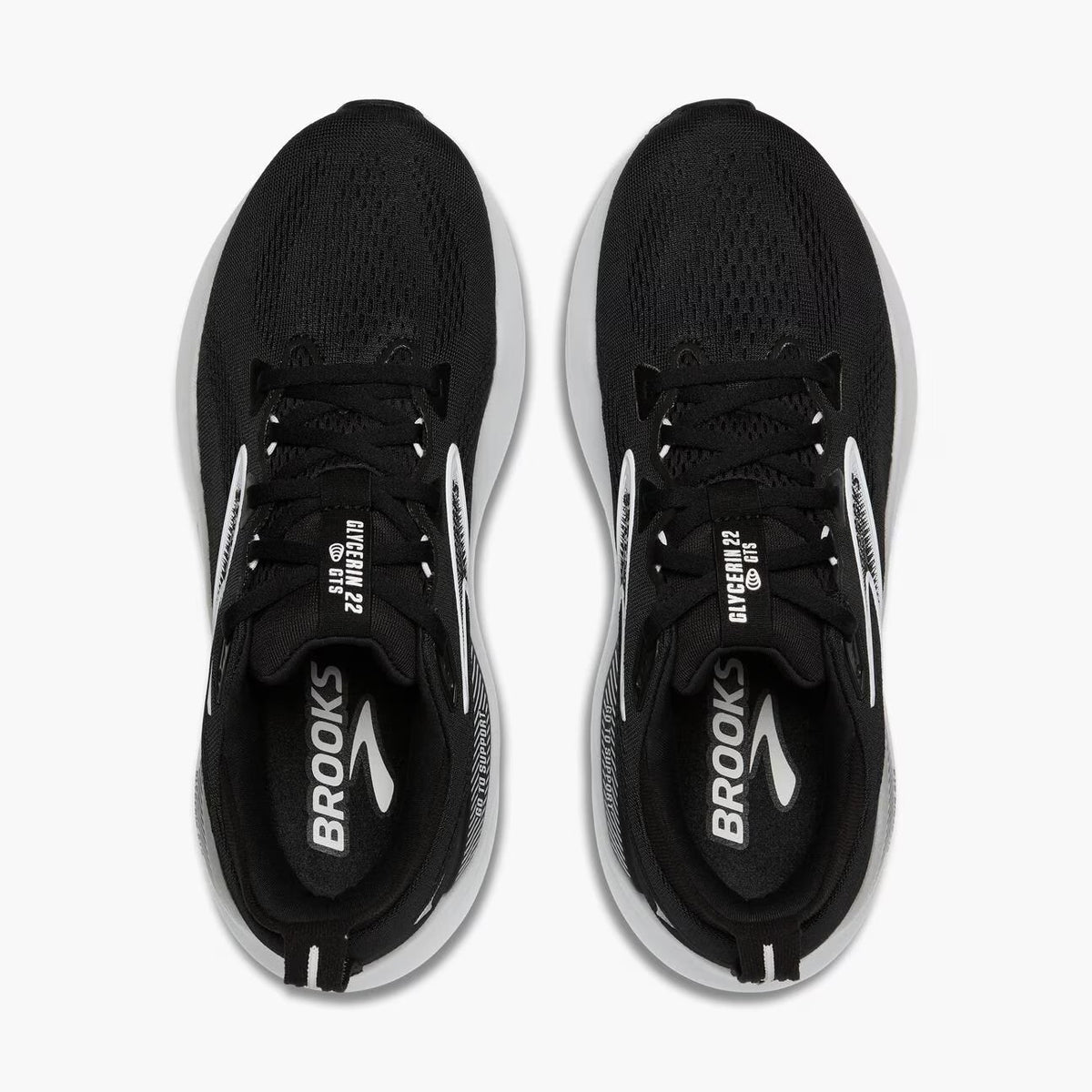 Brooks Men's Glycerin GTS 22 - Black/Grey/White