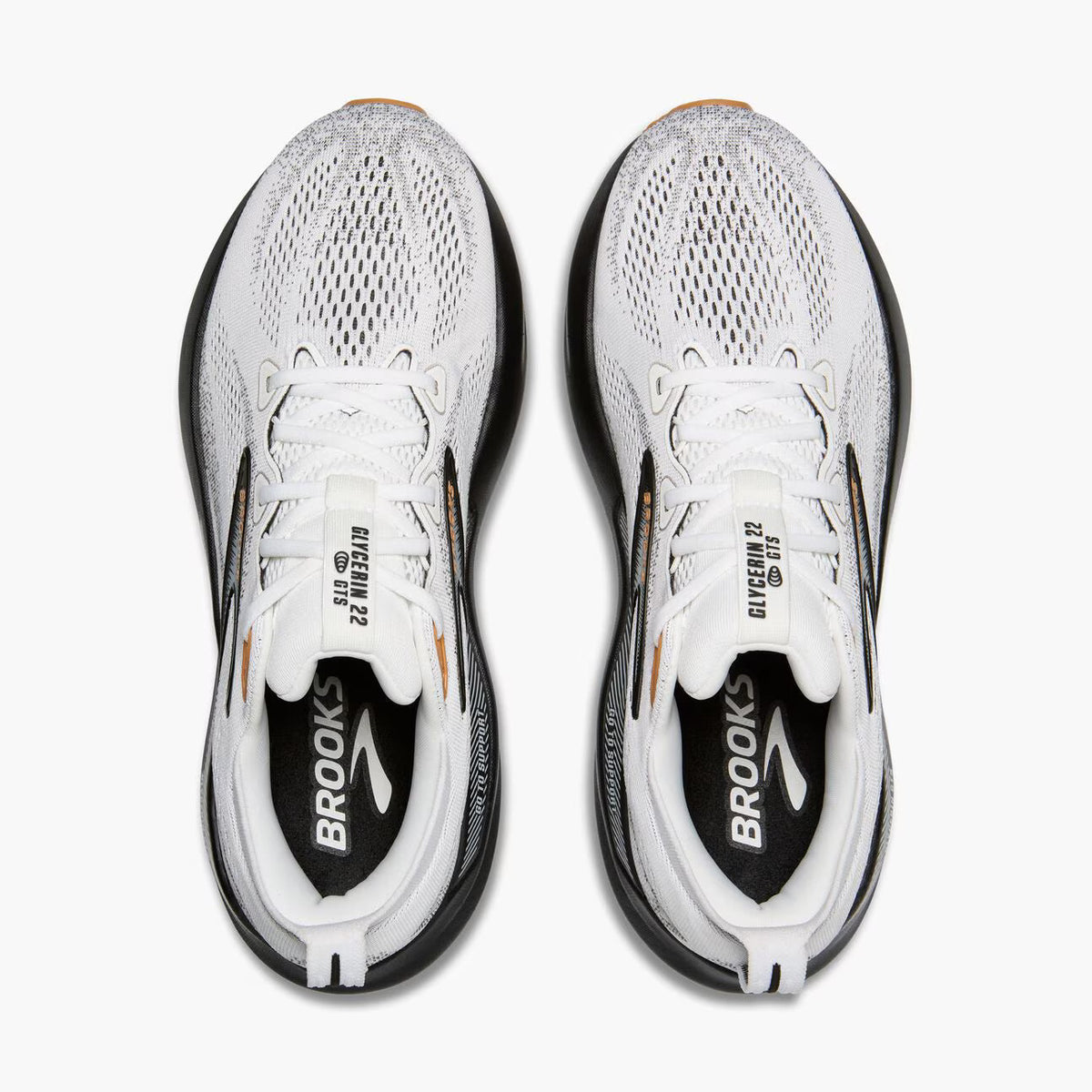 Brooks Men's Glycerin GTS 22 - White/Grey/Black