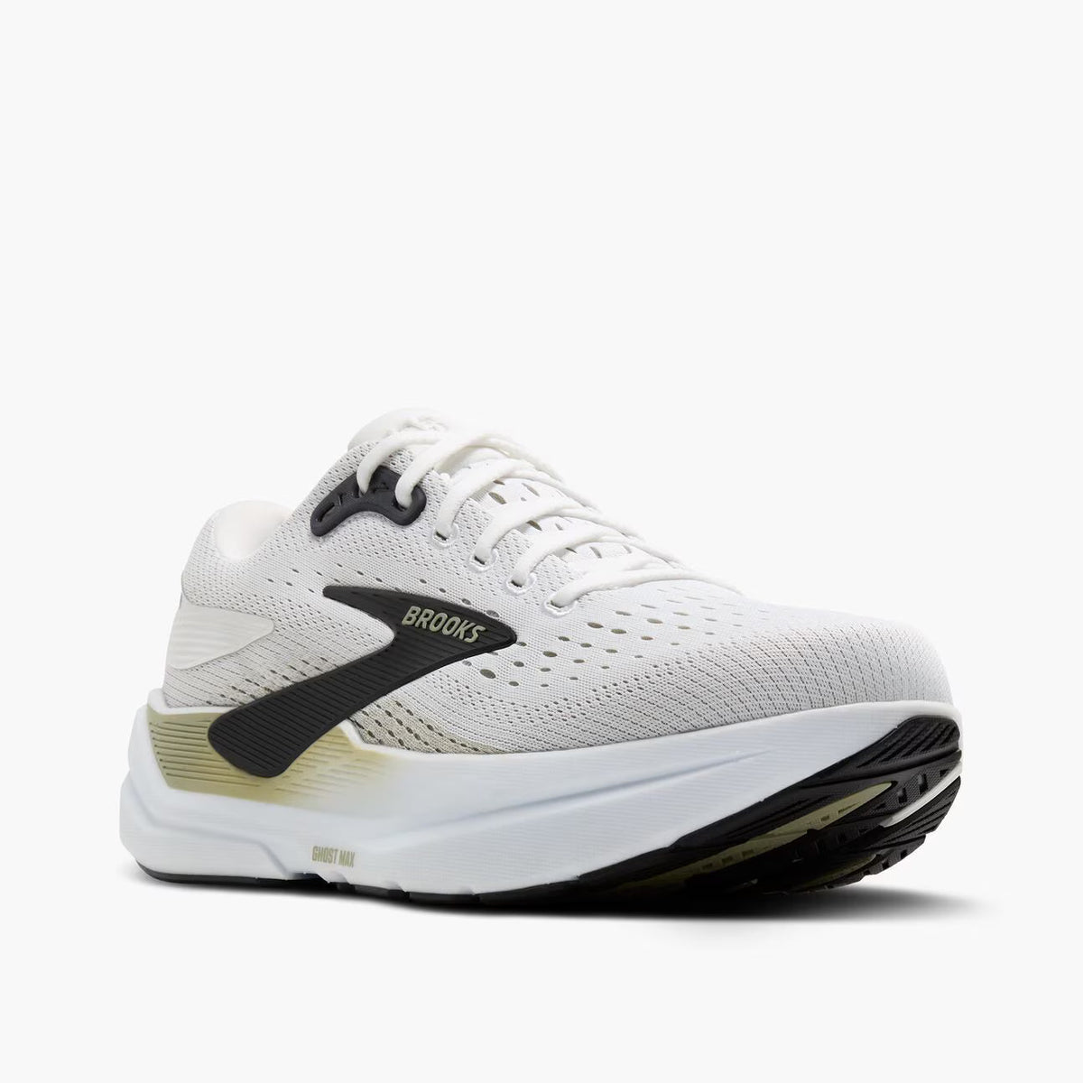 Brooks Men's Ghost Max 3 - Bright White/Tea/Black
