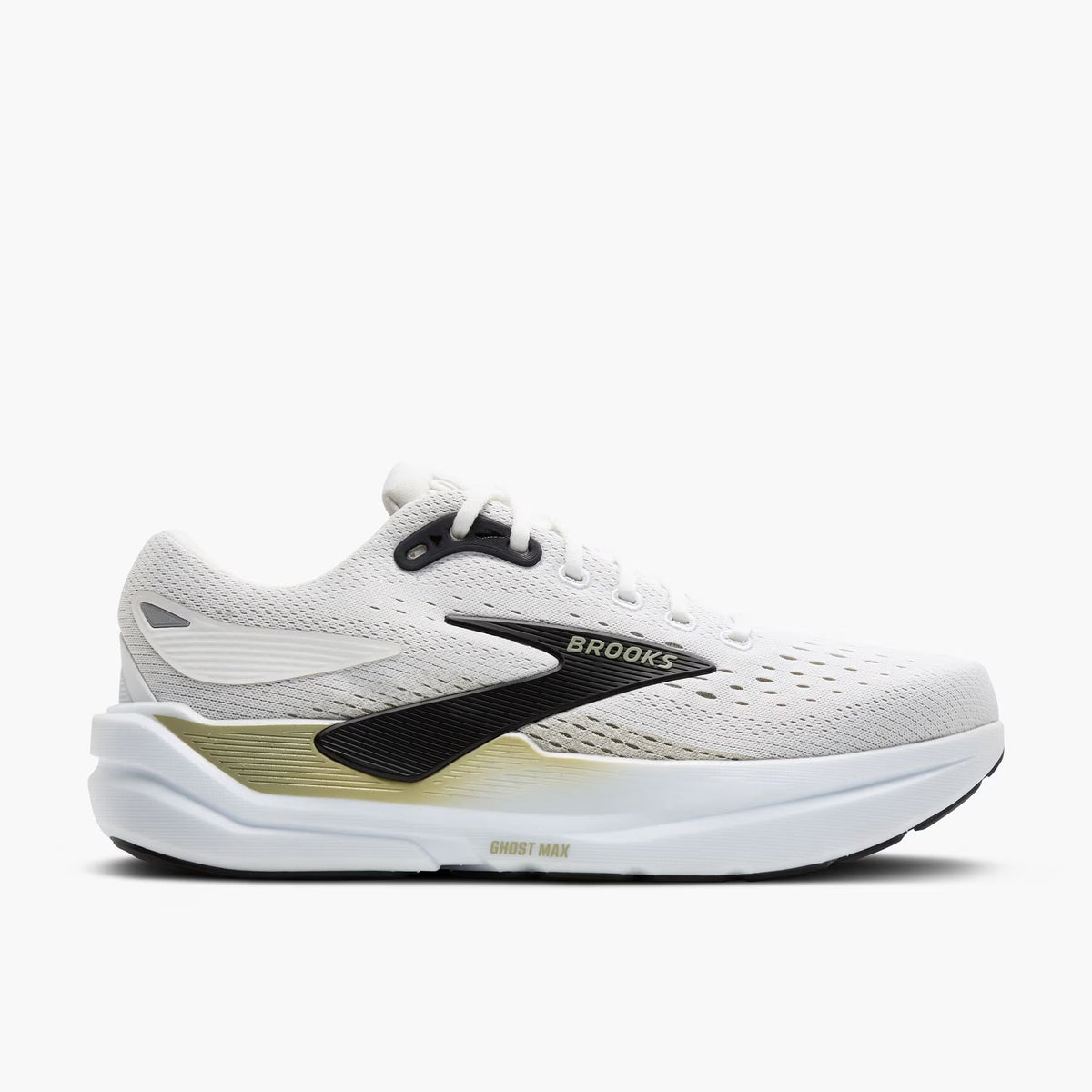 Brooks Men's Ghost Max 3 - Bright White/Tea/Black