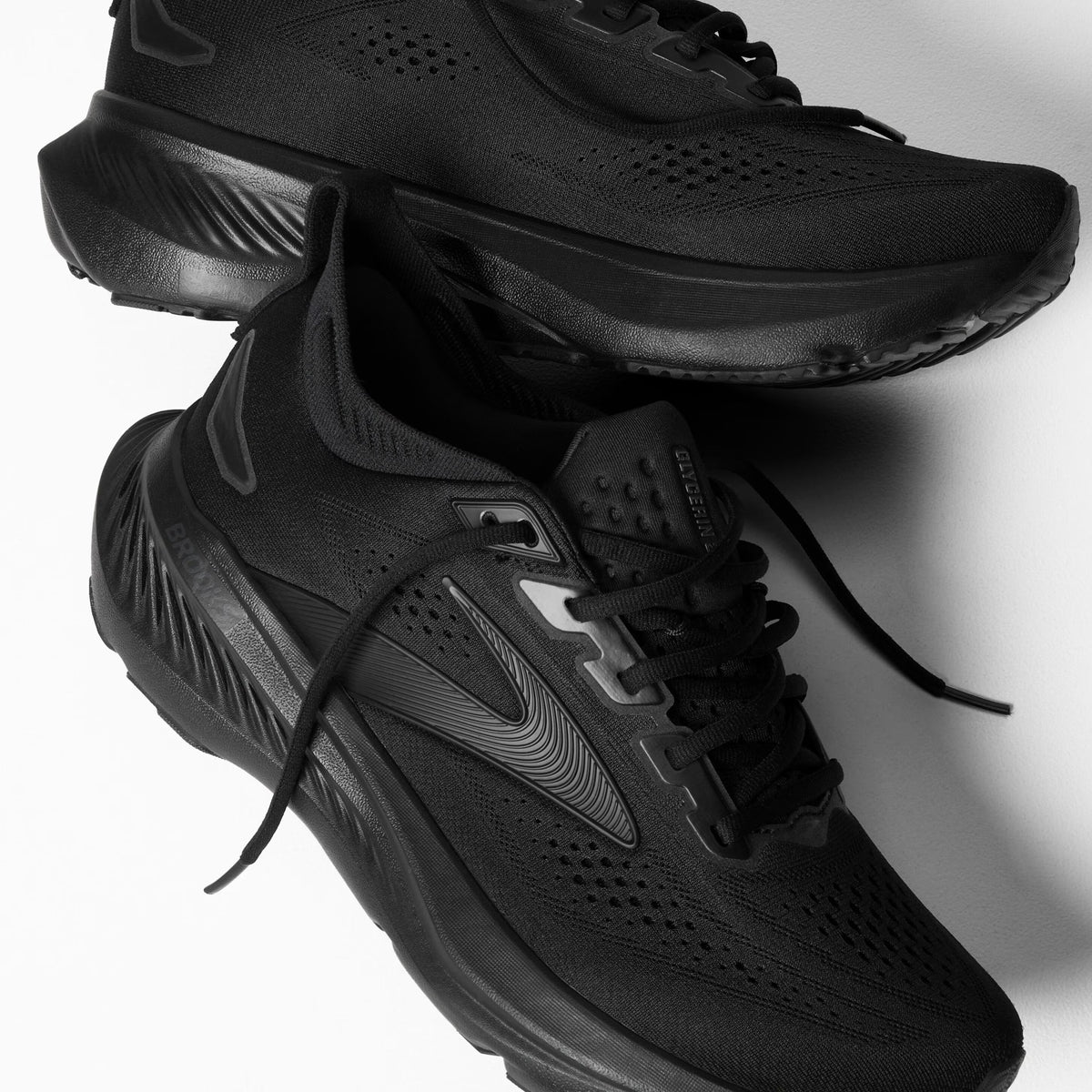 Men's Brooks Glycerin 23 - Black/Black/Ebony