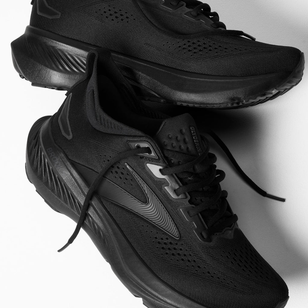 Men's Brooks Glycerin 23 WIDE - Black/Black/Ebony