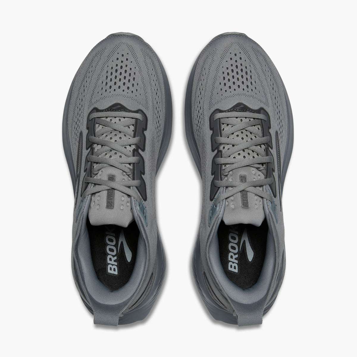 Men's Brooks Glycerin 23 WIDE  - Grey/Blackened Pearl/Black