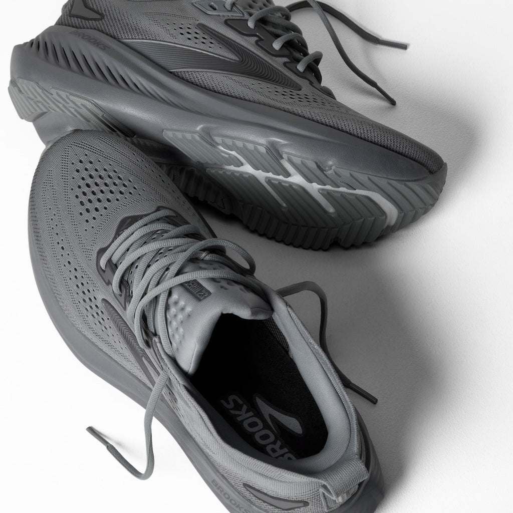 Men's Brooks Glycerin 23 EXTRA WIDE - Grey/Blackened Pearl/Black
