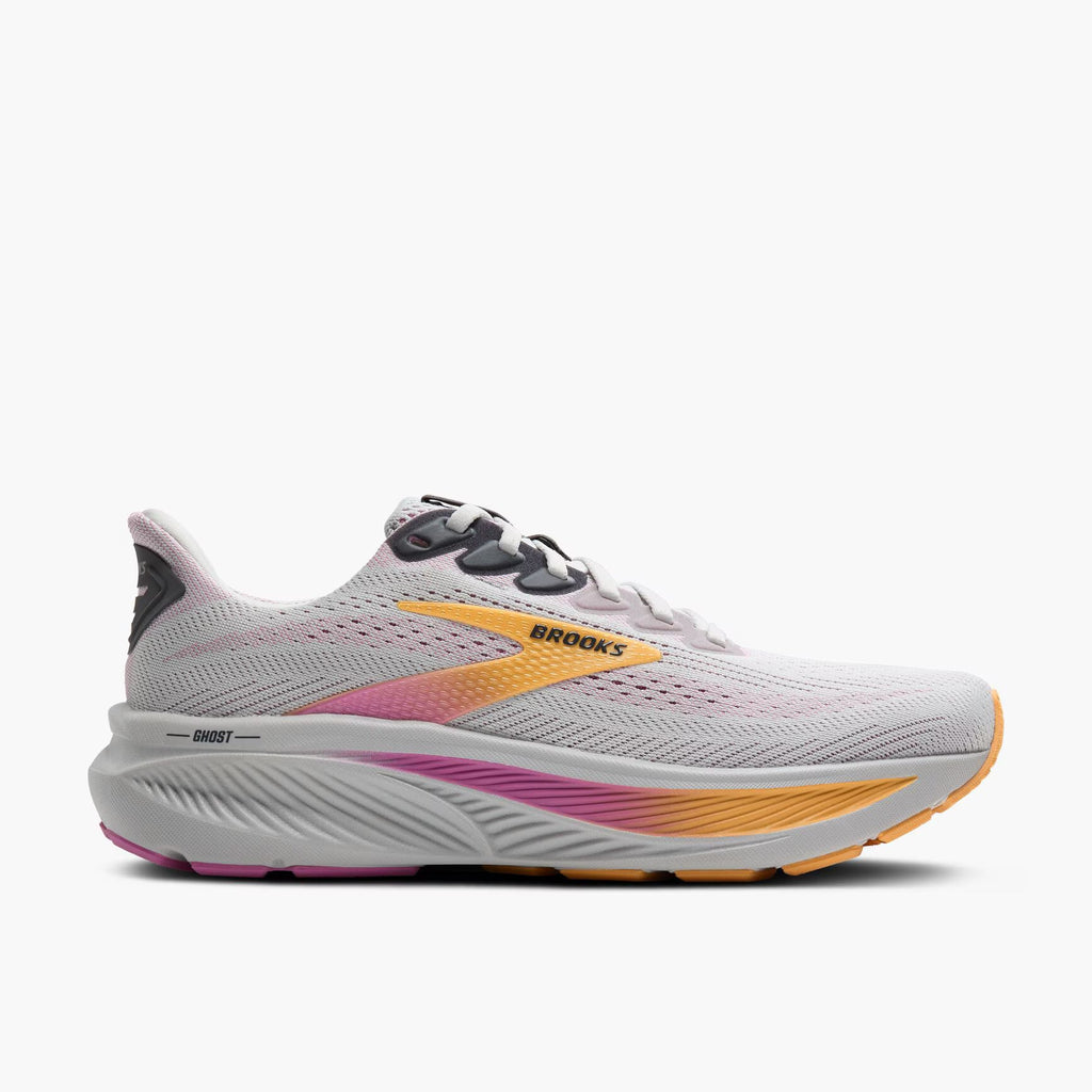 Brooks Women's Ghost 17 - Oyster/Apricot/Pink