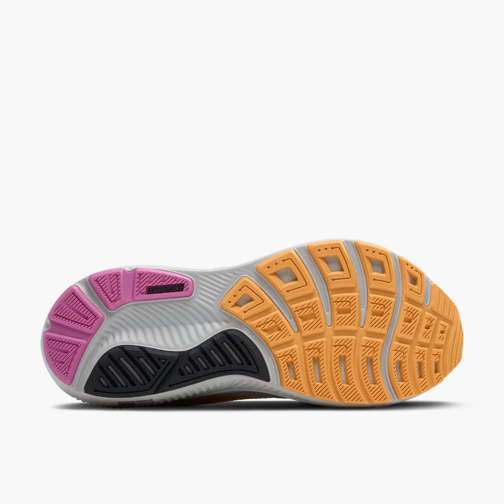 Brooks Women's Ghost 17 (Narrow) - Oyster/Apricot/Pink