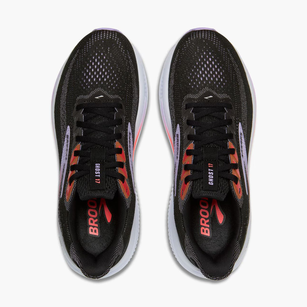 Brooks Women's Ghost 17 - Black/Purple/Coral