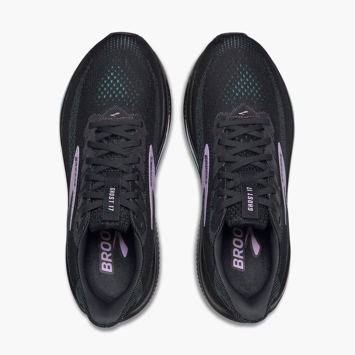 Brooks Women's Ghost 17 - Grey/Clearwater/Purple