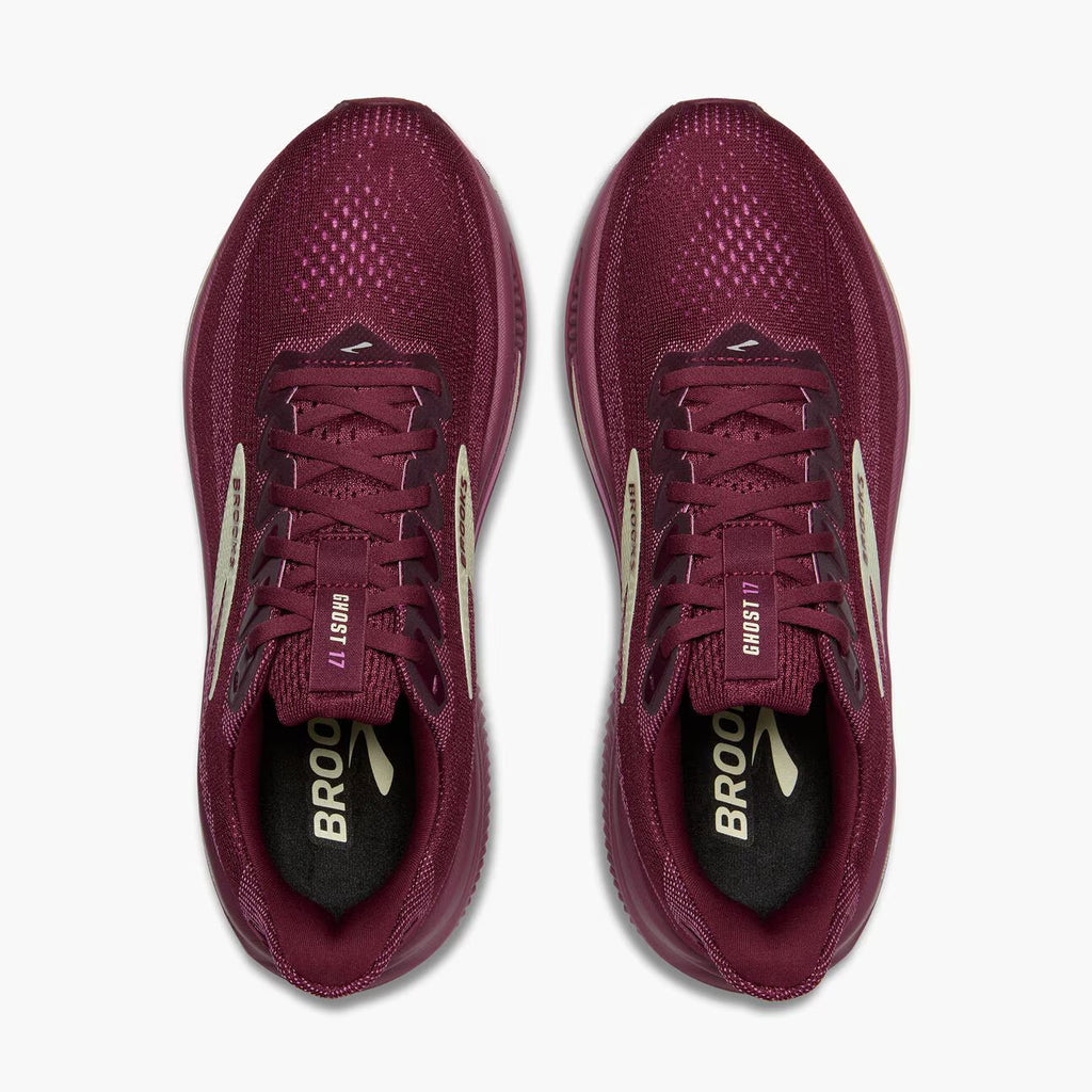 Brooks Women's Ghost 17 - Burgundy/Pink/Green