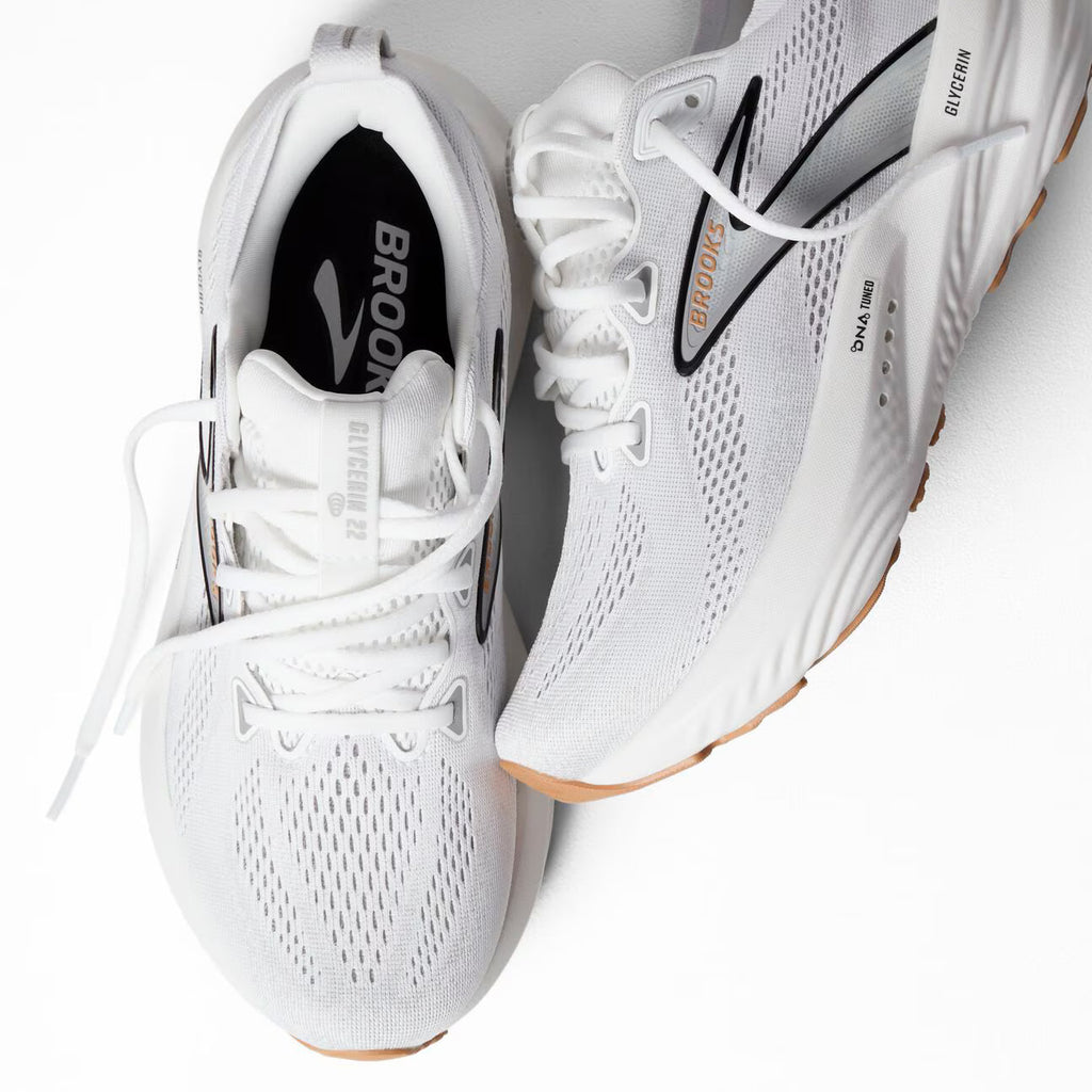 Brooks Women's Glycerin 22 - White/Grey/Black