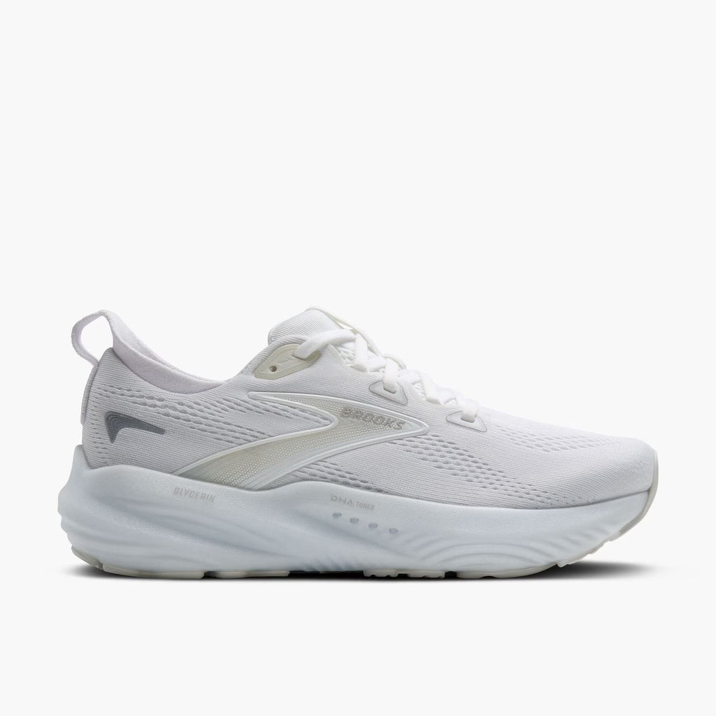 Brooks Women's Glycerin 22 (Wide) - White/White/Grey