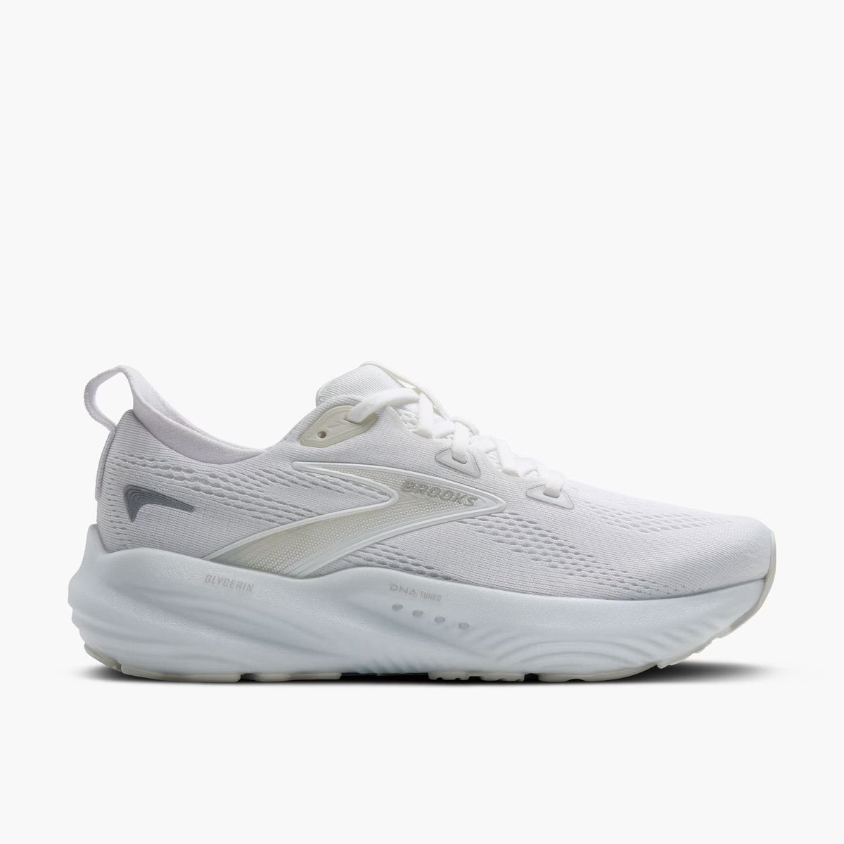 Brooks Women's Glycerin 22 (Wide) - White/White/Grey
