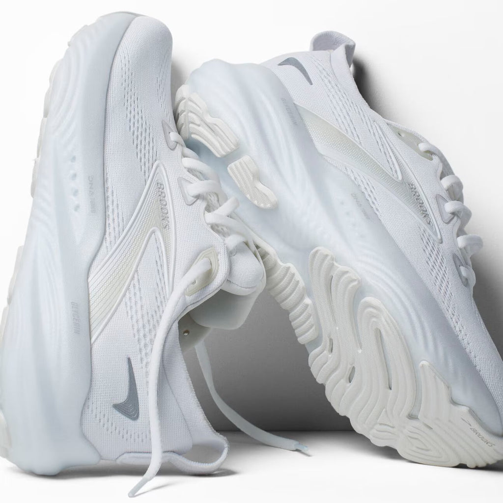 Brooks Women's Glycerin 22 (Wide) - White/White/Grey