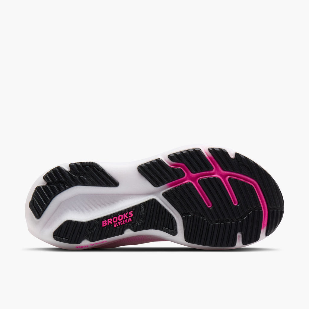 Women's Brooks Glycerin 23 - White/Phantom/Cyber Pink
