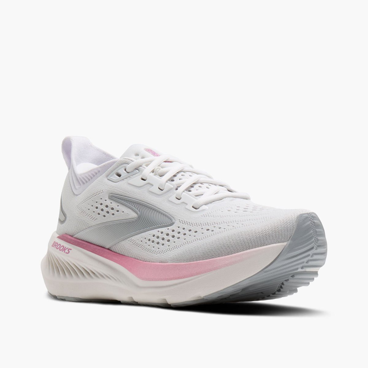 Women's Brooks Glycerin 23 - White/Harbor Mist/Metallic