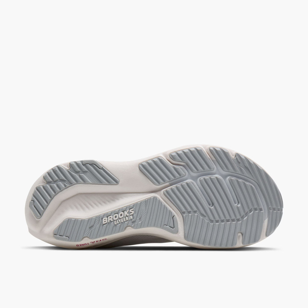 Women's Brooks Glycerin 23 - White/Harbor Mist/Metallic