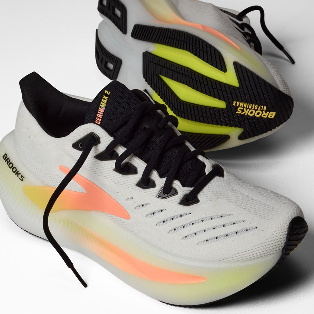 Brooks Women's Glycerin Max 2 - White/Cyber Yellow/Nightlife