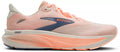 Brooks Women's Ghost 18 (Wide) - Star White/Cyber Peach/Grey