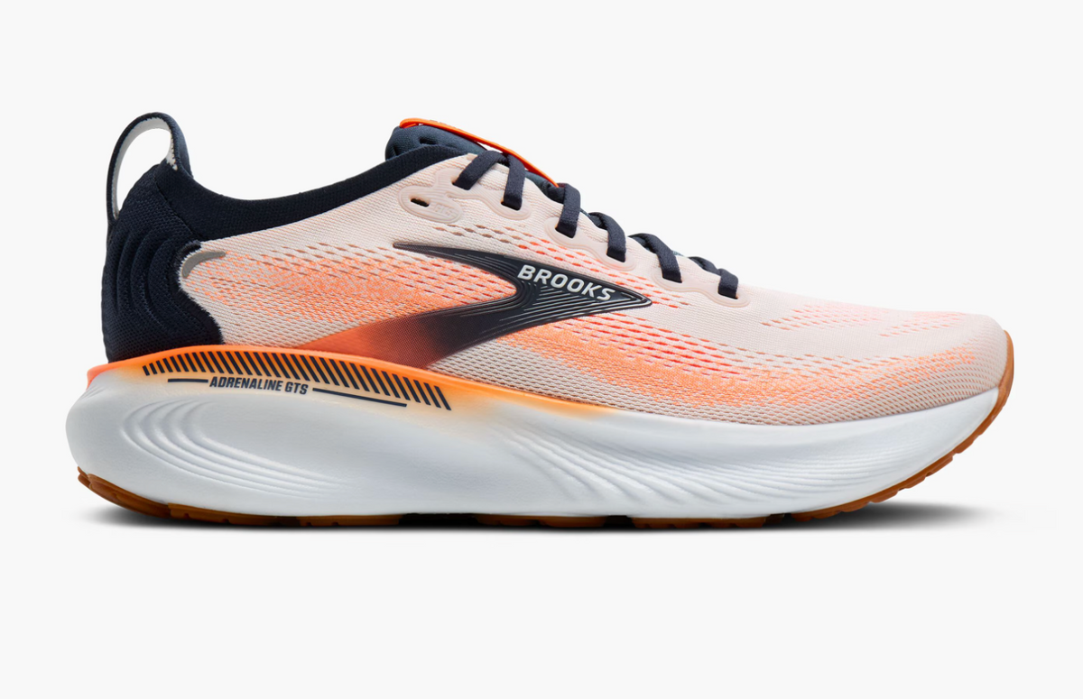 Brooks Men's Adrenaline GTS 25 - White/Spellbound/Orange