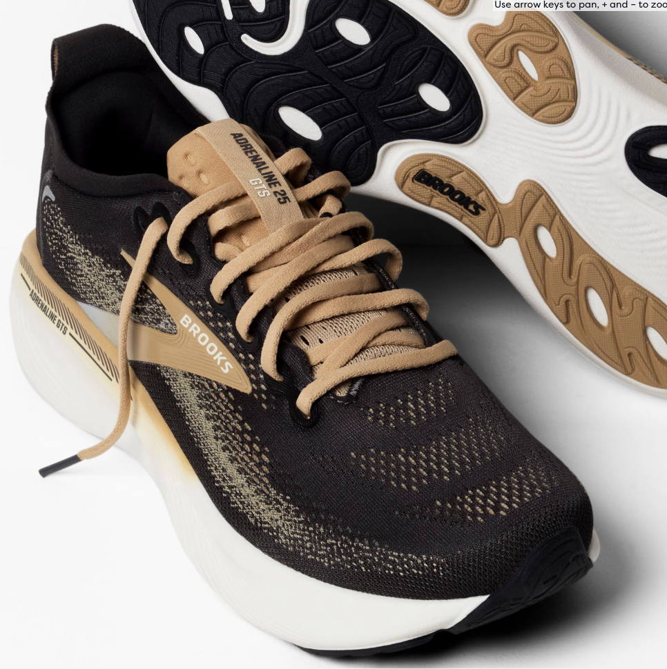 Brooks Men's Adrenaline GTS 25 - Phantom/Starfish/Coconut