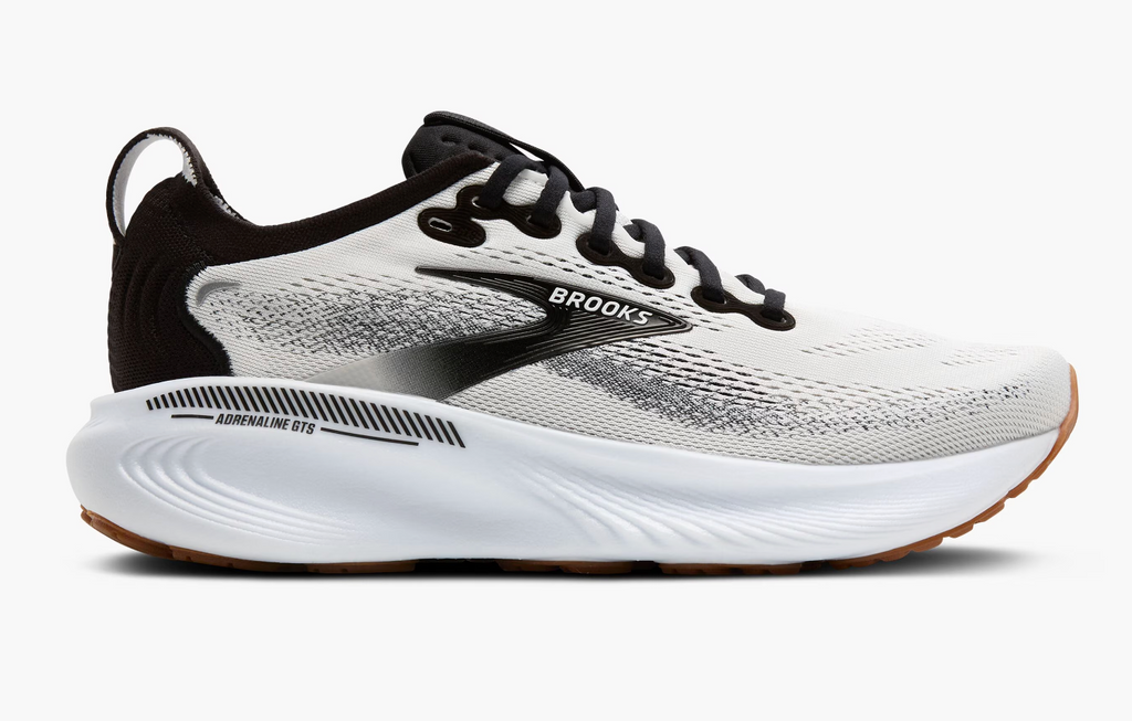 Brooks Women's Adrenaline GTS 25 (Wide) - White/Black/White