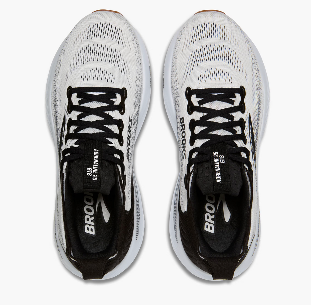 Brooks Women's Adrenaline GTS 25 (Wide) - White/Black/White