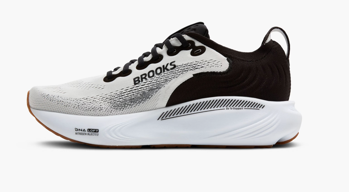 Brooks Women's Adrenaline GTS 25 (Wide) - White/Black/White