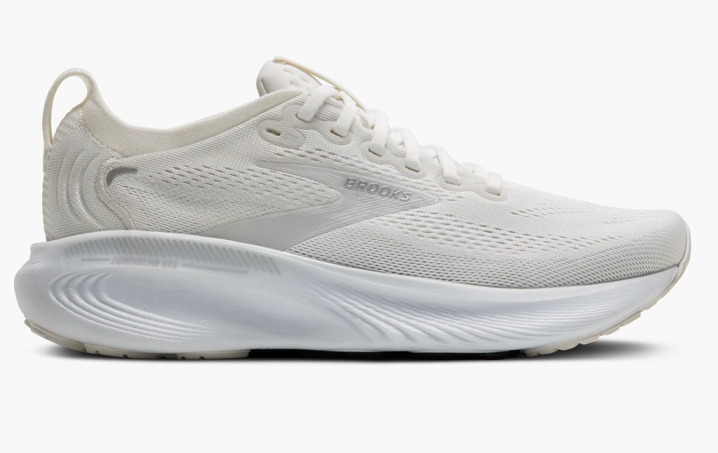 Brooks Women's Adrenaline GTS 25 (Wide) - White/White/Silver