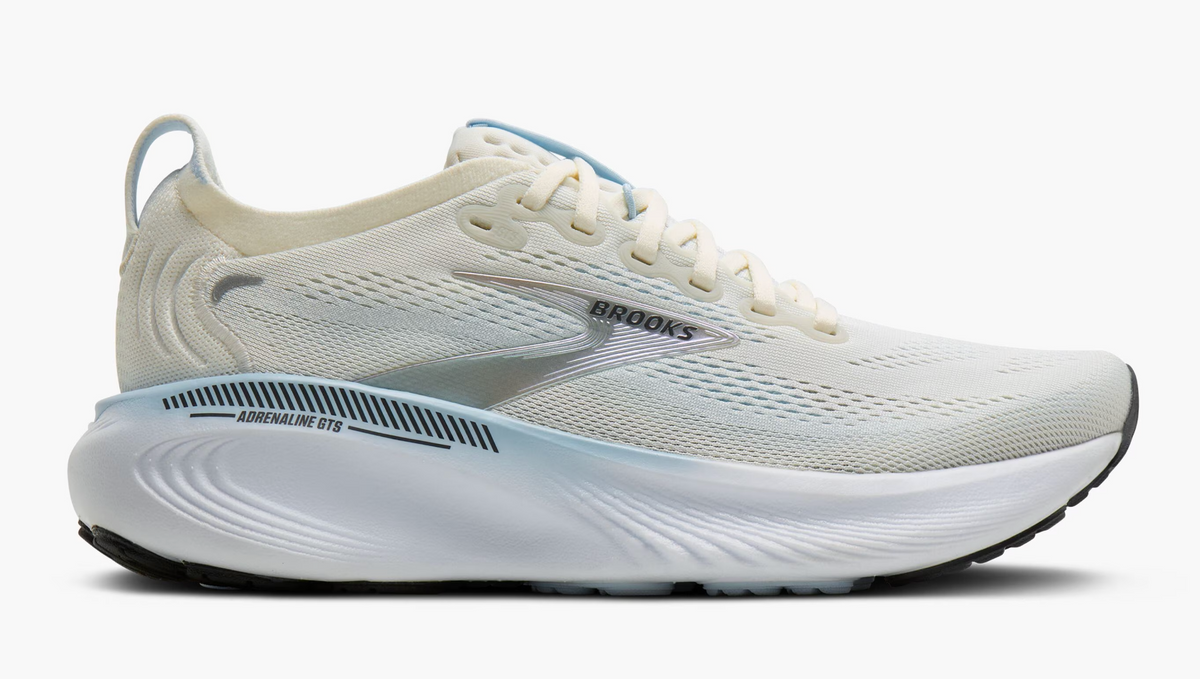 Brooks Women's Adrenaline GTS 25 - Star White/Nantucket/Chrome