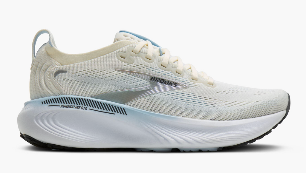Brooks Women's Adrenaline GTS 25 - Star White/Nantucket/Chrome