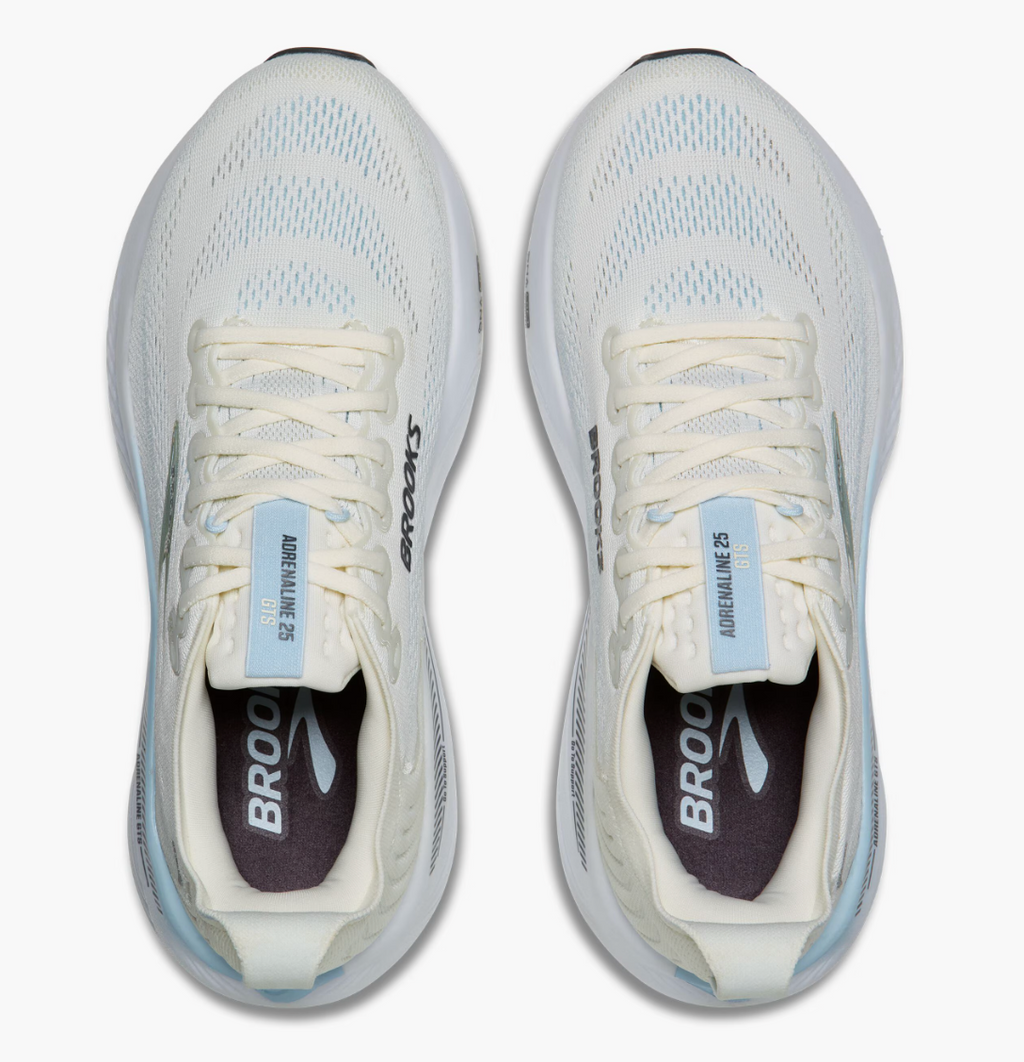Brooks Women's Adrenaline GTS 25 - Star White/Nantucket/Chrome