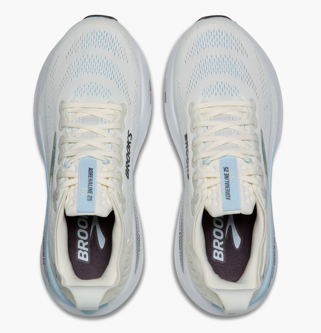 Brooks Women's Adrenaline GTS 25 - Star White/Nantucket/Chrome
