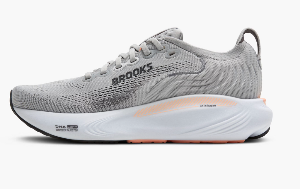 Brooks Women's Adrenaline GTS 25 (Narrow) - Grey/Blackened Pearl/Coral
