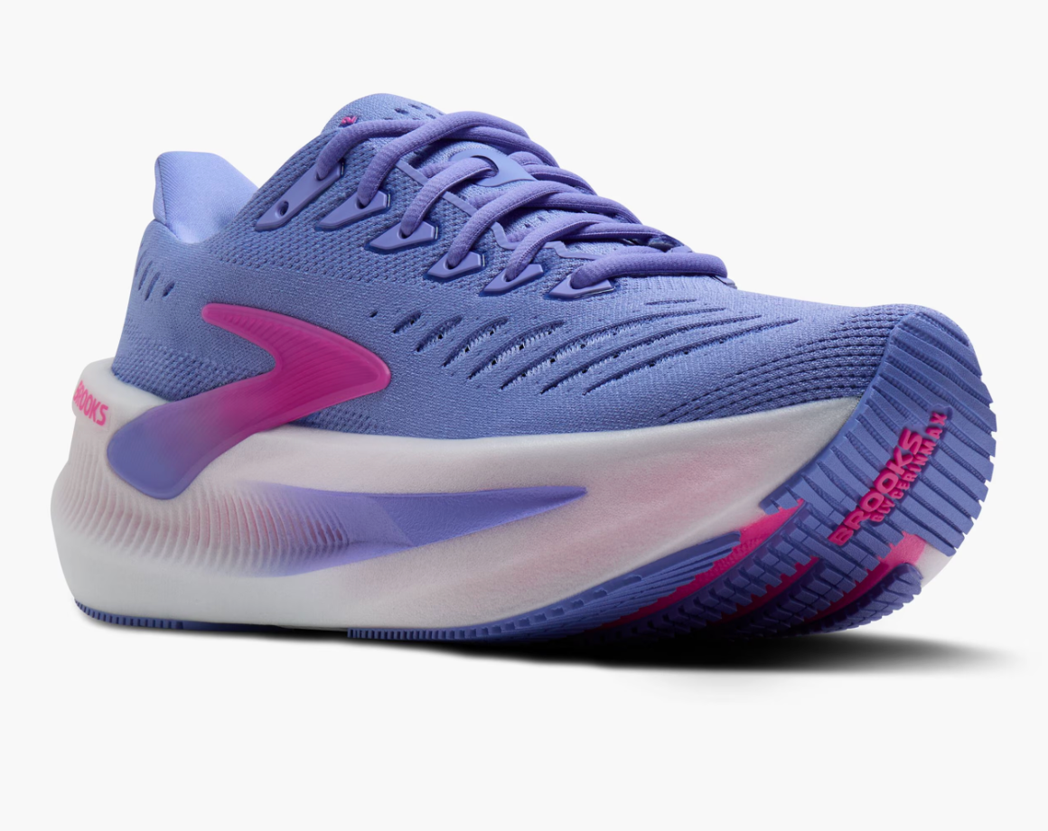 Brooks Women's Glycerin Max 2 - Blazing Bell/Pink/White