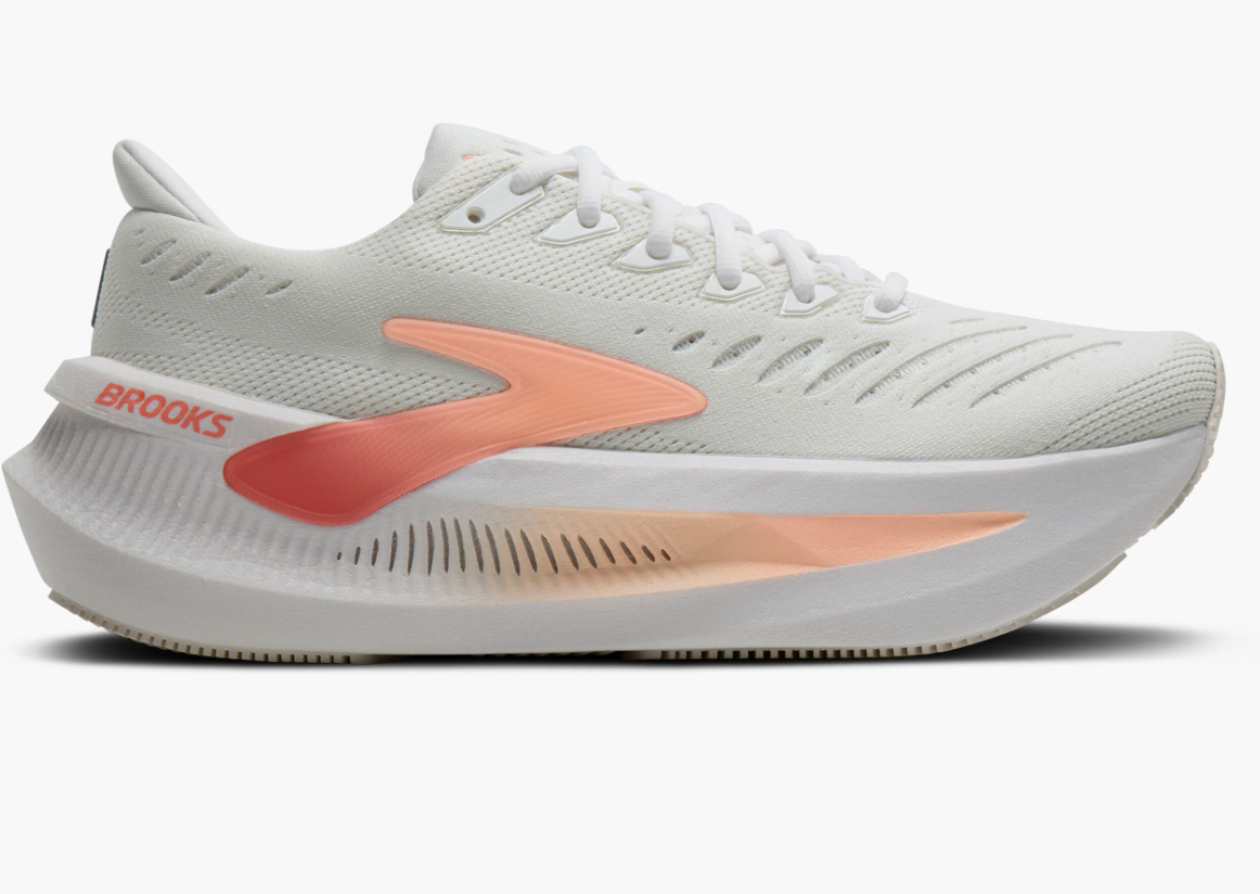 Brooks Women's Glycerin Max 2 - White/Coral/Peach