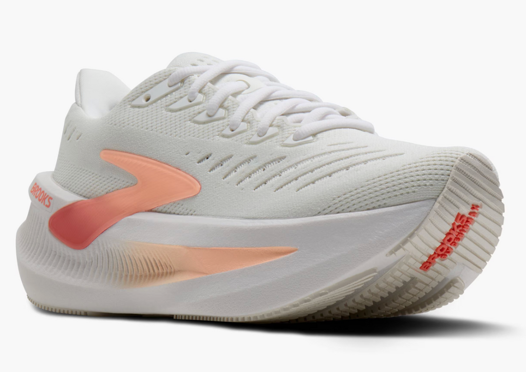 Brooks Women's Glycerin Max 2 - White/Coral/Peach