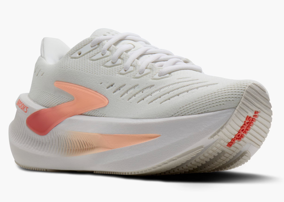 Brooks Women's Glycerin Max 2 - White/Coral/Peach