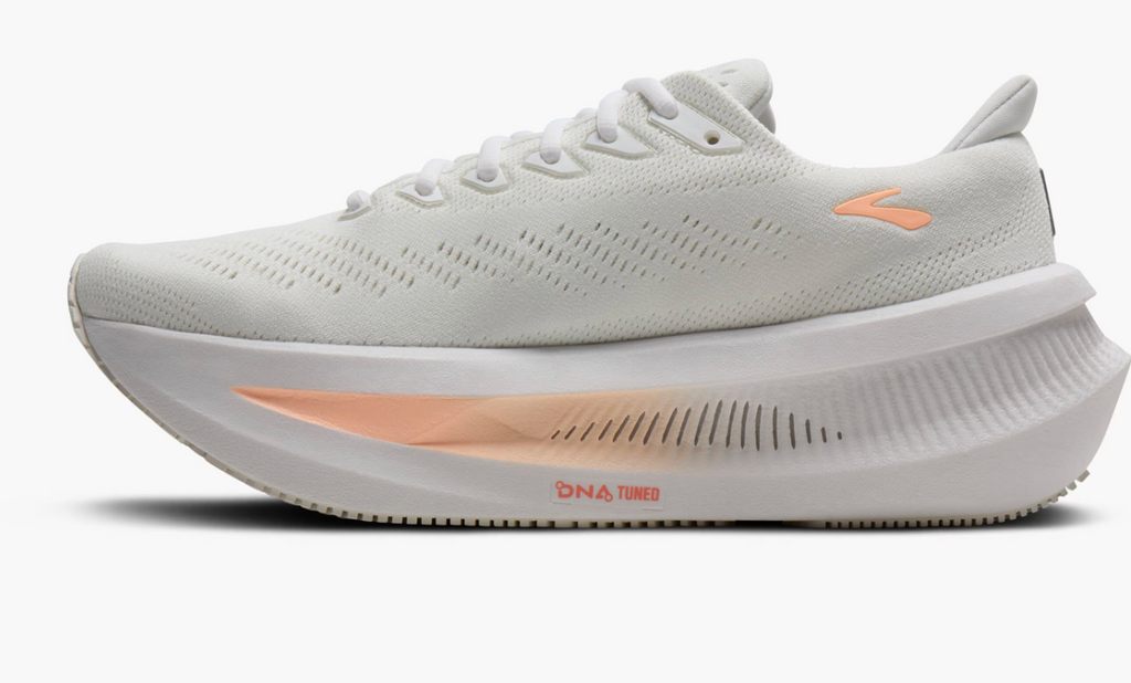 Brooks Women's Glycerin Max 2 - White/Coral/Peach