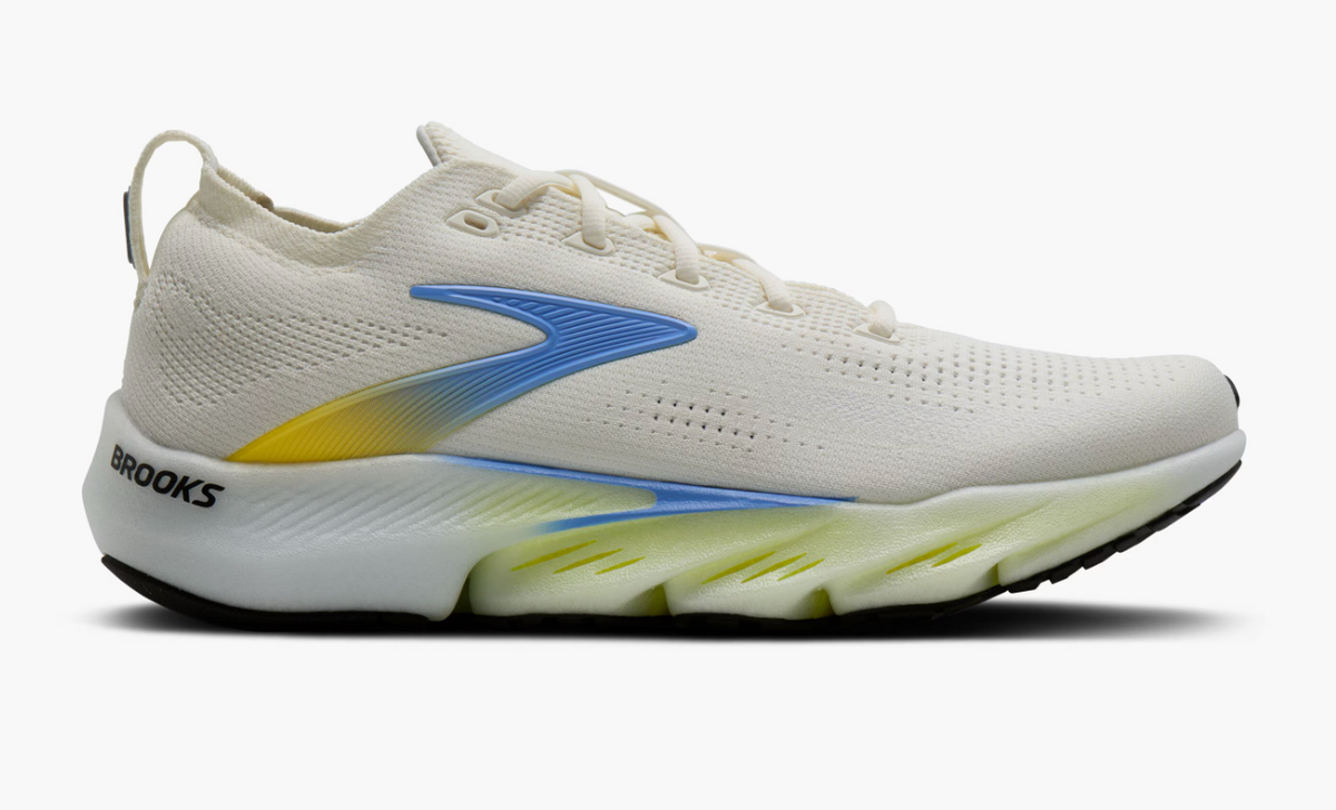 Brooks Men's Glycerin Flex - White/Cyber Yellow/Nightlife