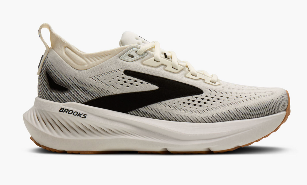 Brooks Women's Glycerin 23 (Wide) - White/Black/Biscuit