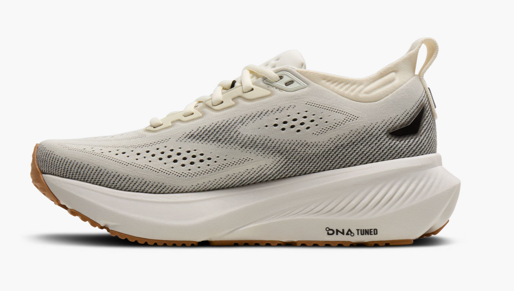 Brooks Women's Glycerin 23 (Wide) - White/Black/Biscuit