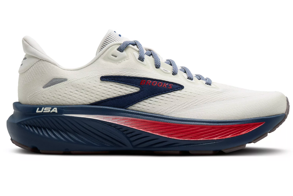 Brooks Women's Ghost 18 - Coconut/Red/Blue