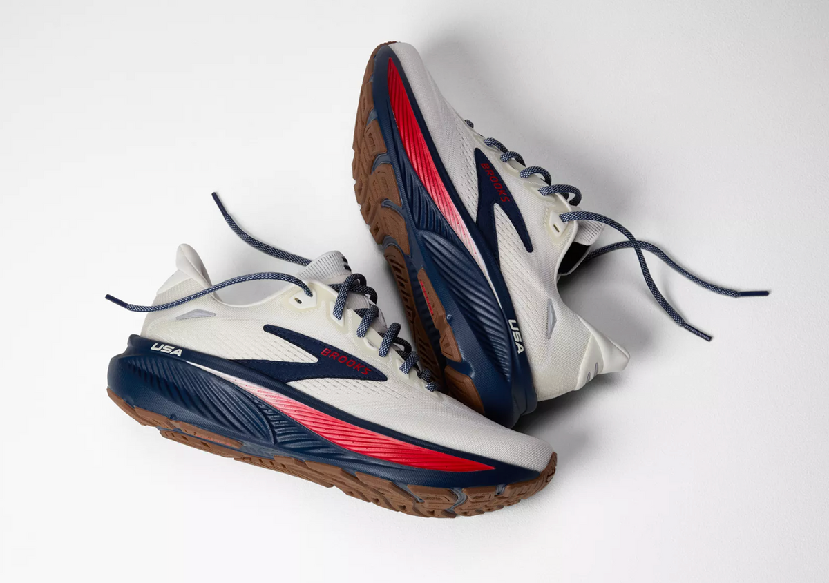 Brooks Women's Ghost 18 - Coconut/Red/Blue